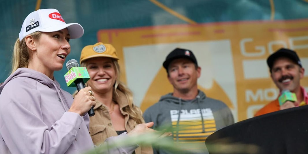 Mikaela Shiffrin visits the GoPro Mountain Games