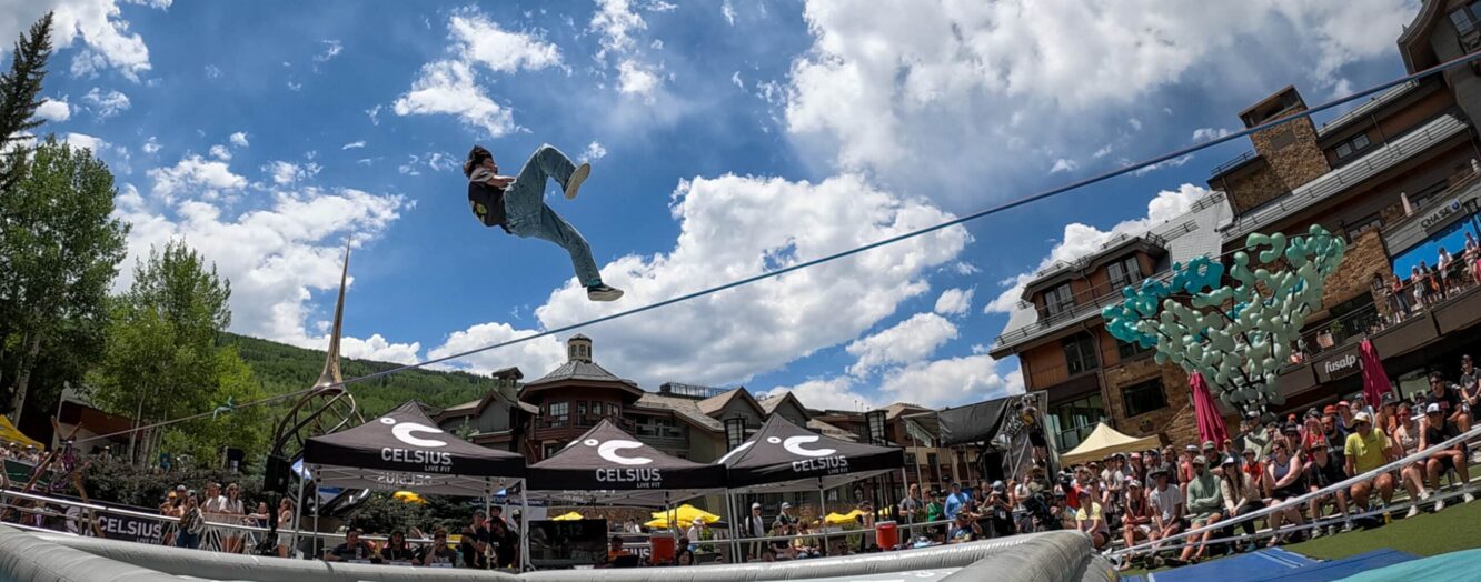What Brings the World’s Best Slackliners to Vail
